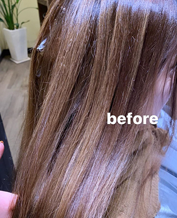 stylist yui's before post